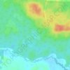 High Lake topographic map, elevation, terrain