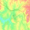 Yass topographic map, elevation, terrain