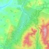 Franconia topographic map, elevation, terrain