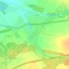 Krupets topographic map, elevation, terrain