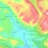 Pizzoli topographic map, elevation, terrain