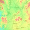 Chư Păh District topographic map, elevation, terrain