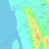 Banshkhali topographic map, elevation, terrain