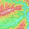 Bengel topographic map, elevation, terrain