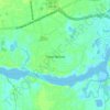 Trent Woods topographic map, elevation, terrain