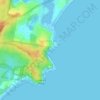 Dolphin Point topographic map, elevation, terrain