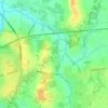 Aldington topographic map, elevation, terrain