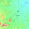 Rayachoti topographic map, elevation, terrain