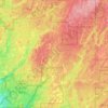 Town of Winter topographic map, elevation, terrain