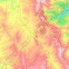 دهستان خانندبیل شرقی topographic map, elevation, terrain