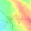 Bentley topographic map, elevation, terrain