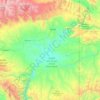 Uintah County topographic map, elevation, terrain
