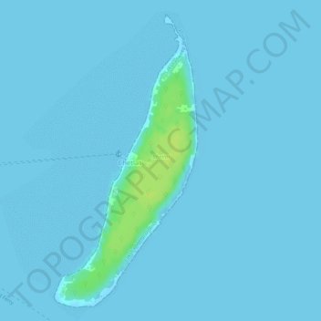 Chetlat topographic map, elevation, terrain