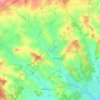 Rockbourne topographic map, elevation, terrain