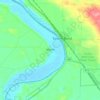 Jervois topographic map, elevation, terrain