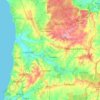 Lourinhã topographic map, elevation, terrain