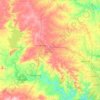 Burnet County topographic map, elevation, terrain