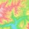 Pinzolo topographic map, elevation, terrain