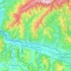 Vișeu de Jos topographic map, elevation, terrain