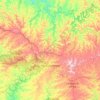 Nova Laranjeiras topographic map, elevation, terrain