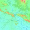 Kharsia Tahsil topographic map, elevation, terrain