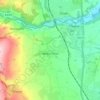 Weston Rhyn topographic map, elevation, terrain
