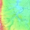 Kouřim topographic map, elevation, terrain