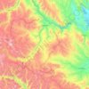 Canchayllo topographic map, elevation, terrain