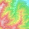 Nizhepole topographic map, elevation, terrain
