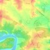 Bangalee topographic map, elevation, terrain