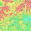 Maniwa topographic map, elevation, terrain