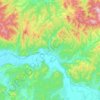 Bârzava topographic map, elevation, terrain
