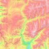 Lampug topographic map, elevation, terrain