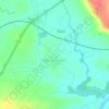 Barton-le-Willows topographic map, elevation, terrain