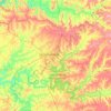 Taylor County topographic map, elevation, terrain