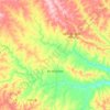 Rio Brilhante topographic map, elevation, terrain