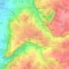 Cadier en Keer topographic map, elevation, terrain