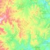 Nongoma Local Municipality topographic map, elevation, terrain