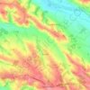 Gauré topographic map, elevation, terrain