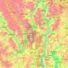Yulong Nakhi Autonomous County topographic map, elevation, terrain