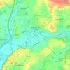 Bidford on Avon CP topographic map, elevation, terrain