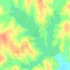 Lake Fuqua topographic map, elevation, terrain