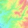 Calango topographic map, elevation, terrain