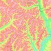 Bilokurakyne Raion topographic map, elevation, terrain