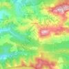 Koniaków topographic map, elevation, terrain