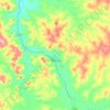 Beverley topographic map, elevation, terrain