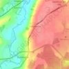 Collyweston topographic map, elevation, terrain