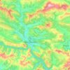 Byas topographic map, elevation, terrain