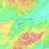 City of Latrobe topographic map, elevation, terrain