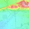 La Côte-Saint-André topographic map, elevation, terrain